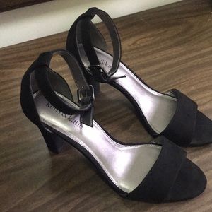 Cute strappy black heels